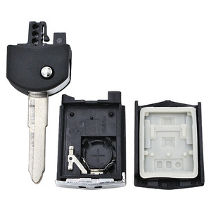 <span class=keywords><strong>3</strong></span> кнопки Складной флип пульт дистанционного ключа оболочки корпуса брелок Smart ключи корпус для <span class=keywords><strong>Mazda</strong></span> <span class=keywords><strong>3</strong></span>, 5, 6, RX-8 CX-7 CX-9 с необработанное лезвие - Product Image 4