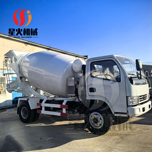 Camión Mezclador de Concreto Autocargable de 4m3, Camión Mezclador de Concreto para Obras de Construcción - Product Image 5