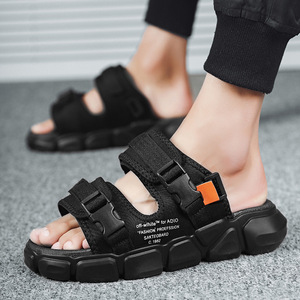 2026 Men's <b>Flat</b> Outdoor Breathable Summer Beach <b>Sandals</b> Lightweight Mesh Lining Anti-Slippery Slip-On Closure Students Fashion - Product Image 5