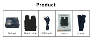 <span class=keywords><strong>Jumelles</strong></span> de vision nocturne Goodero Lunettes rechargeables 4k 5x Zoom Caméra numérique de chasse <span class=keywords><strong>avec</strong></span> observation entièrement en noir à distance - Product Image 3