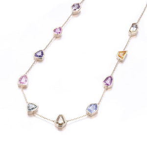 Collana Unisex di Lusso Placcata Oro 14K/18K con Diamante Coltivato in Laboratorio Certificato IGI, Alta Qualità, Moda Estiva Dopamina - Product Image 6