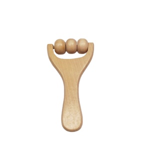 Rodillo de madera para masaje Facial, herramienta de madera para cuidado de la piel, producto en oferta - Product Image 1