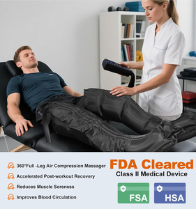 Healthpal スポーツリカバリー プレッソセラピー ワイヤレス エア フット＆レッグマッサージャー フルレッグ コンプレッションブーツ - Product Image 3