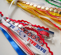 Großhandel Mädchen Sporttaschen-Zubehör: Personalisierte BOGG-Taschenquasten, individuelle Softball-Langband-Dekorationen für Mädchen