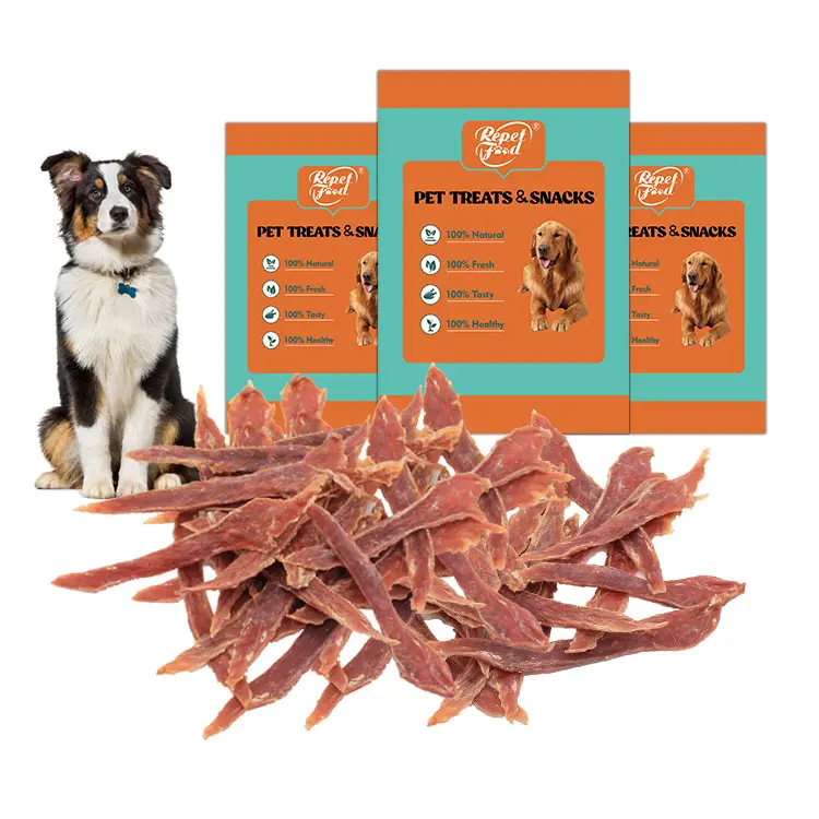 Eendenborst Hond Traktatie Huisdier Voedsel Droog Vlees Echte Natuur Hondenvoer Eendenvlees Cirkel Ring