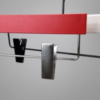 Cintre en plastique de qualité supérieure avec clip Jeans Organisateur de vêtements fonctionnel élégant Cintre en plastique pour magasins de détail