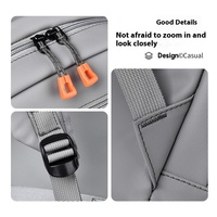 Sac à dos imperméable pour homme en Oxford, design bicolore, grande capacité pour les élèves du collège et du lycée, voyage, doublure en polyester