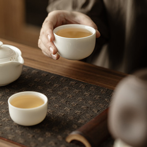 Guanlan Jade Porcelain Quick Cup Ceramic Kung Fu <b>Tea</b> <b>Set</b> One Pot Two Cups Travel <b>Tea</b> <b>Set</b> - Product Image 3