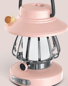 Lampe de tente LED rechargeable et étanche, nouveau design, lanterne rétro multifonction, activités de plein air, portable, USB, escalade, camping - Product Image 4