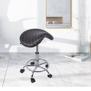 Bangxing Venta Directa - Silla Moderna de Metal con Ruedas, Ajustable y Giratoria, para Estética, Peluquería y Uso General - Product Image 5