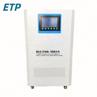 Stabilisateur de tension à servomoteur triphasé en cuivre ETP TNS 15 kVA AC avec SVC automatique pour usage industriel