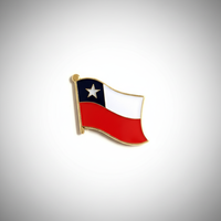 GREPAS GIFTS Épinglette drapeau du Chili de 1 pouce, épinglette patriotique pour chapeau, épinglette de pays du monde
