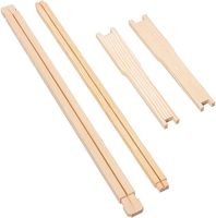 Lot de 40 cadres de ruche non assemblés avec feuille de fondation cirée, 9-1/8 pouces (Jaune)