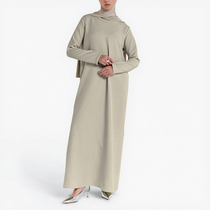Abaya Musulmana Premium para Mujer, Ropa Islámica al por Mayor, Abrigo Abaya Largo Modesto, Abaya Abierta hasta el Suelo - Product Image 1