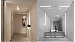 Tira de LED COB Pixel con Efecto de Agua Corriente, 24V, Blanca Direccionable, Flujo de Luz, 3000K+6000K, Blanco Dual, Efecto de Persecución de Caballos, Paisaje, IP20, Wi-Fi - Product Image 6