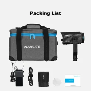 ไฟ60C <span class=keywords><strong>Nanlite</strong></span> Forza ไฟ LED RGB 1800-20000K โคมไฟถ่ายภาพในสตูดิโอพร้อมรีโมทควบคุมผ่านแอป DMX RDM - Product Image 2