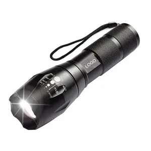 Mini lampe torche Led Rechargeable par Usb, puissante lampe de poche tactique en aluminium T6