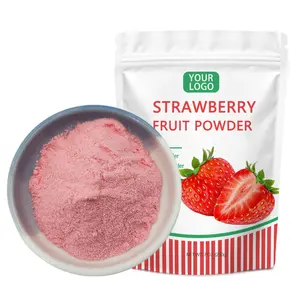 Factory Supply OEM Natural Strawberry Ice Cream Powder Freeze Dried Strawberry Powder