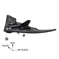 B2 Bomber EPP Fighter Radio Control Toy 2.4G Avion RC Jouet Enfants Adulte