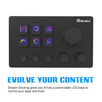 Bouton de jeu, contrôleur de jeu à 6 touches, clavier personnalisé Stream Deck, compatible Windows/MacOS/Android/iOS