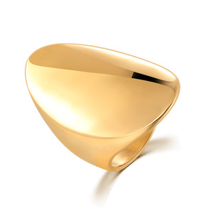 Anillo de Béisbol de Acero Inoxidable para Mujer, Chapado en Oro de 18K, Joyería de Lujo para Regalo Festivo, para Europa y América - Product Image 5