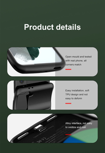 Xu Hướng Sản Phẩm 2025 New Arrivals Có Thể Sạc Lại Slim Power Trường Hợp Đối Với Lưu Ý 24 S25 Siêu Cộng Với Xây Dựng Trong Pin Bìa Pin Trường Hợp - Product Image 6