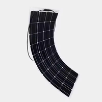 Sunfield Vente d'usine ETFE 100W 105W 110W 18V mono cellules semi-flexible 12V PV panneaux solaires pour bateau marin voitures fourgonnettes caravanes RV