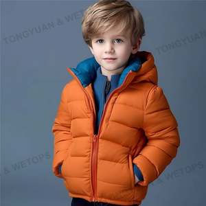 Vêtements personnalisés 4-18 <span class=keywords><strong>ans</strong></span> enfants vestes automne manteau enfant en bas âge vêtements d'extérieur garçons filles enfants capuche doudounes enfants adolescent manteau - Product Image 2