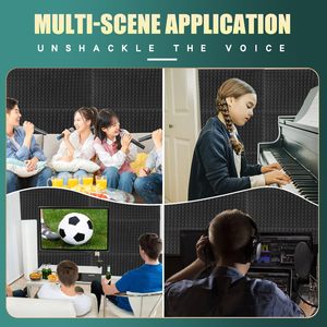 Convoluted Acoustic <span class=keywords><strong>Foam</strong></span> Polyurethane Acoustic lớp phủ bọt phức tạp Acoustic Bảng điều chỉnh cách âm bảng cho cuộc họp Studio ROO - Product Image 6