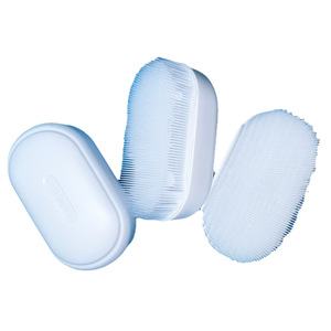 Cepillo táctil para la cabeza de bebés y niños pequeños, cepillo de masaje de plástico ultra suave de 11x6x4,5 cm para limpieza del cuero cabelludo - Product Image 2