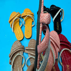 1.2 डॉलर मॉडल sjx020 आकार 36-41 अफ्रीकी गर्म बिक्री उच्च नवीनतम स्लाइपर एड़ी सैंडल प्लेटफॉर्म महिलाओं के फ्लैट जूते और सैंडल - Product Image 5