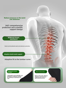 Cinturón de Soporte Lumbar Deportivo Delgado para Trabajadores de Oficina, Transpirable, para Estar Sentados por Tiempo Prolongado, Protector Abdominal - Product Image 2