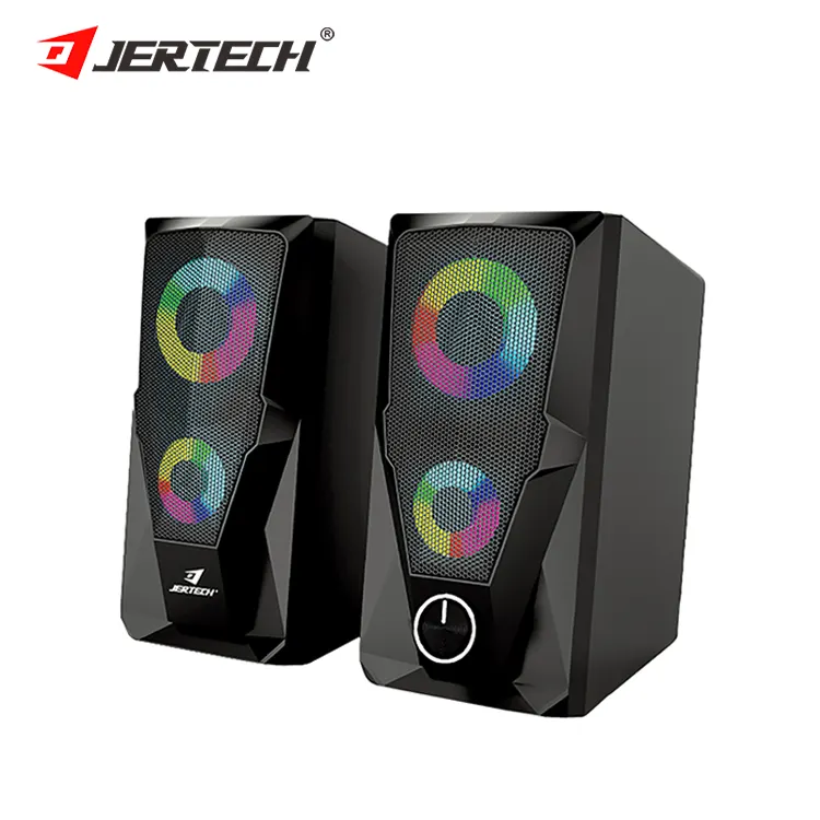 Jertech S6 Großhandel Günstiger Preis Mini Usb 2.0 Computer zubehör LED-Licht 30w Lautsprecher & Horn Lautsprecher Für PC Laptop Desktop