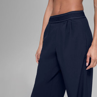 Ensemble de vêtements de sport pour femmes en 2 pièces, haut à manches courtes à col rond, pantalon droit à taille haute élastique, séchage rapide, spandex/nylon