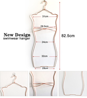 Offre Spéciale personnalisé conception durable Non-slip métal corps Forme Maillots De Bain porte d'affichage