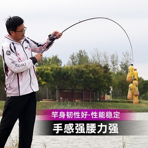 Purple Lure Rod Set Carbon Fiber Long Casting Reel Snakehead Fishing Beginner Kit - Product Image 4
