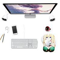 2023 nouveau Design en gros 3D Sexy Boob tapis de souris avec seins tapis de souris avec Gel de Silicone repose-poignet 3D Anime tapis de souris de jeu