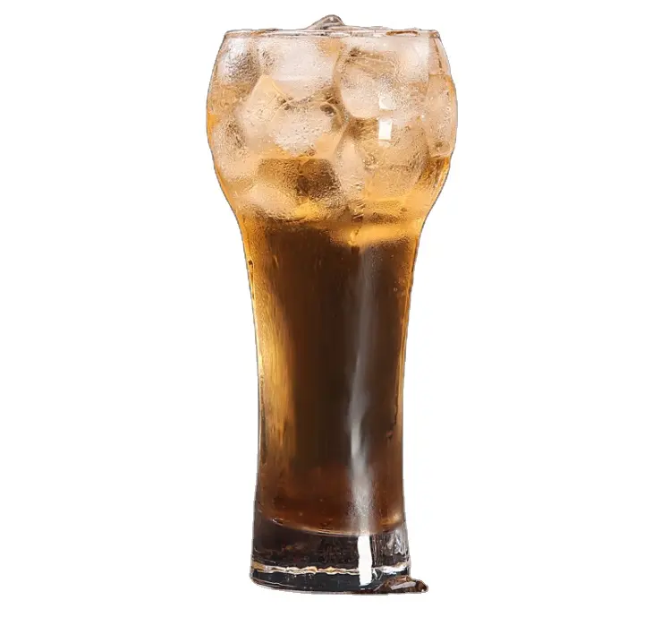 300ml Modern Bar yaratıcı futbol şekli cam bira bardağı, meyve suyu fincanı, içecek bardağı