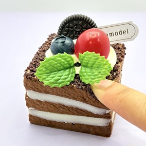Cute Simulation Cake Slow Rebound Pinch <b>Toy</b> Creative Food Themed Stress Relief Gadget for Kids and <b>Desk</b> Decor - Product Image 6