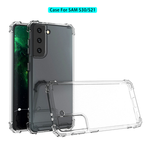 เคสโทรศัพท์มือถือกันกระแทกแบบใส TPU 3 มิติ พร้อม Airbag ป้องกันแรงกระแทก 360 องศา ครอบคลุมทั้งตัวเครื่อง สำหรับ Samsung S21 ป้องกันเลนส์ - Product Image 1