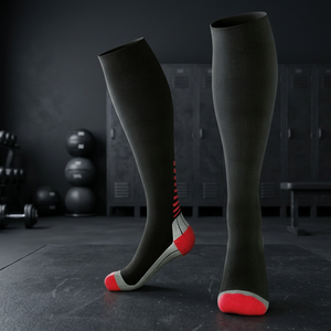 Men's Winter Knitted Breathable Anti-Slip Soccer Football <b>Socks</b> with Custom Logo-Professional Sport Grip <b>Socks</b> - Product Image 2