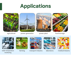 Remote Building Management 2 Sets Industrial <b>Wireless</b> <b>Temperature</b> Humidity <b>Sensors</b> System - Product Image 4