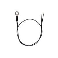 Capteur de température thermistance NTC à anneau de connexion avec fil noir pour détection de température de surface de batterie et moteur, résistance personnalisée