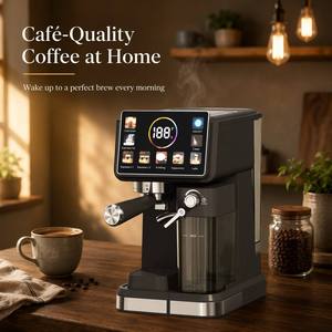 เครื่องชงกาแฟกึ่งอัตโนมัติ 1350W ระบบชงกาแฟแรงดัน 20 บาร์ ปรับระดับการบดได้ ปลั๊ก EU - Product Image 4