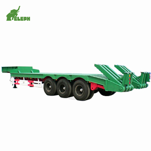 Semi-<span class=keywords><strong>remorque</strong></span> à plateau bas pour bois de construction avec parois latérales - Product Image 4