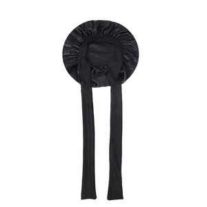 <span class=keywords><strong>Bonnet</strong></span> de nuit de luxe personnalisé avec logo, couleur unie, pour femme, élastique, double couche, réversible, en soie et <span class=keywords><strong>satin</strong></span>, pour <span class=keywords><strong>cheveux</strong></span> bouclés - Product Image 5