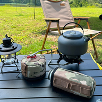 Housse de protection pour cartouche de gaz de camping en plein air, support pour rouleau de papier absorbant, sac de rangement pour réchaud de camping, pochette organisatrice pour bouteille de gaz, sac pour bouteille de gaz