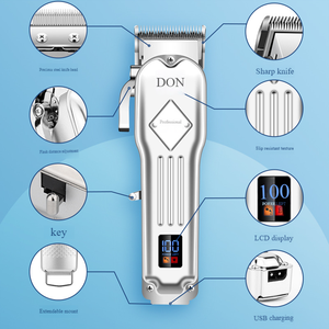 USB 3 en 1 Outils de rasage professionnels en acier inoxydable Rasoir électrique rechargeable <span class=keywords><strong>Tondeuse</strong></span> à cheveux et <span class=keywords><strong>tondeuse</strong></span> à cheveux - Product Image 6