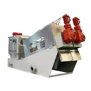 Screw press separator sludge dewatering machine dehydrator