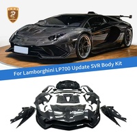 Kit carrosserie style SVR pour Lamborghini Aventador LP700, demi-carbone, pare-chocs avant, diffuseur arrière, jupes latérales, kit aérodynamique